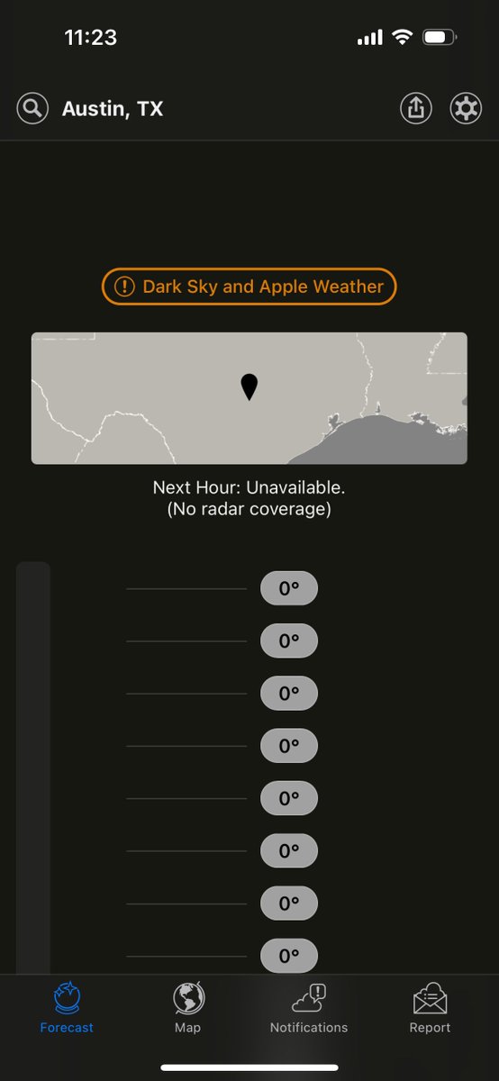 RIP Dark Sky 😢 Apple Weather is still no match.