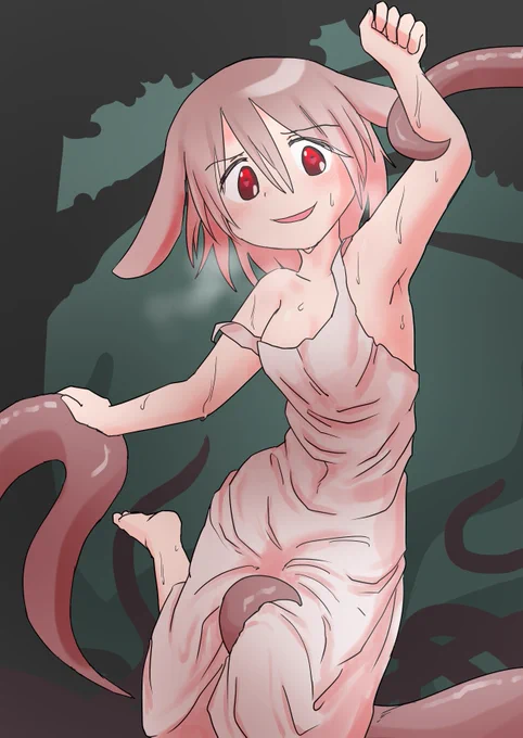 卯年なので、健全なウサギさんの絵を描きました 