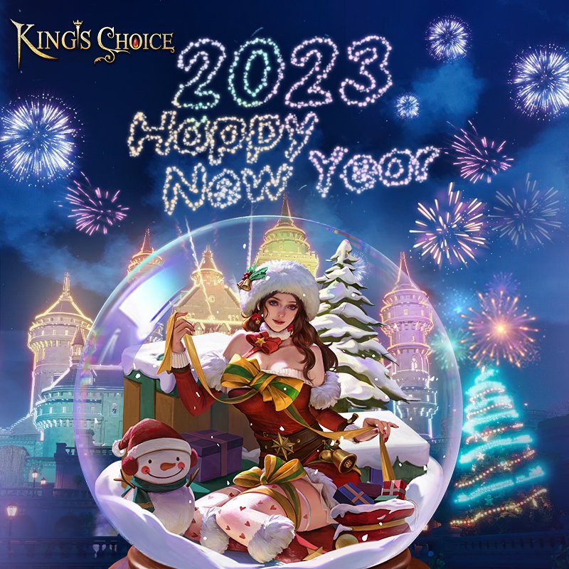 KingsChoiceGame's tweet photo. 🥳Happy New Year!🥳
The midnight bells are ringing to herald the New Year 2023! Here at King's Choice, we're honored to welcome the New Year by your side!
Thank you for accompanying us on our journey in 2022! Wishing everyone good luck and success in 2023!🥰
#kingschoicegame https://t.co/L5Zf44GdsX