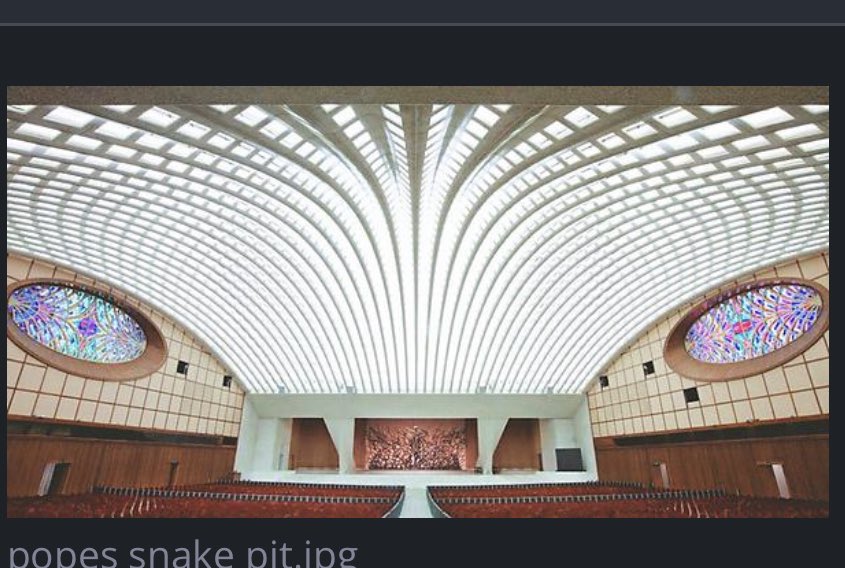 MelissaStento's tweet image. WTH? 👀👀👀

What did the Pope worship? This his his Temple?  #PleaseExplain ❤️🙏
