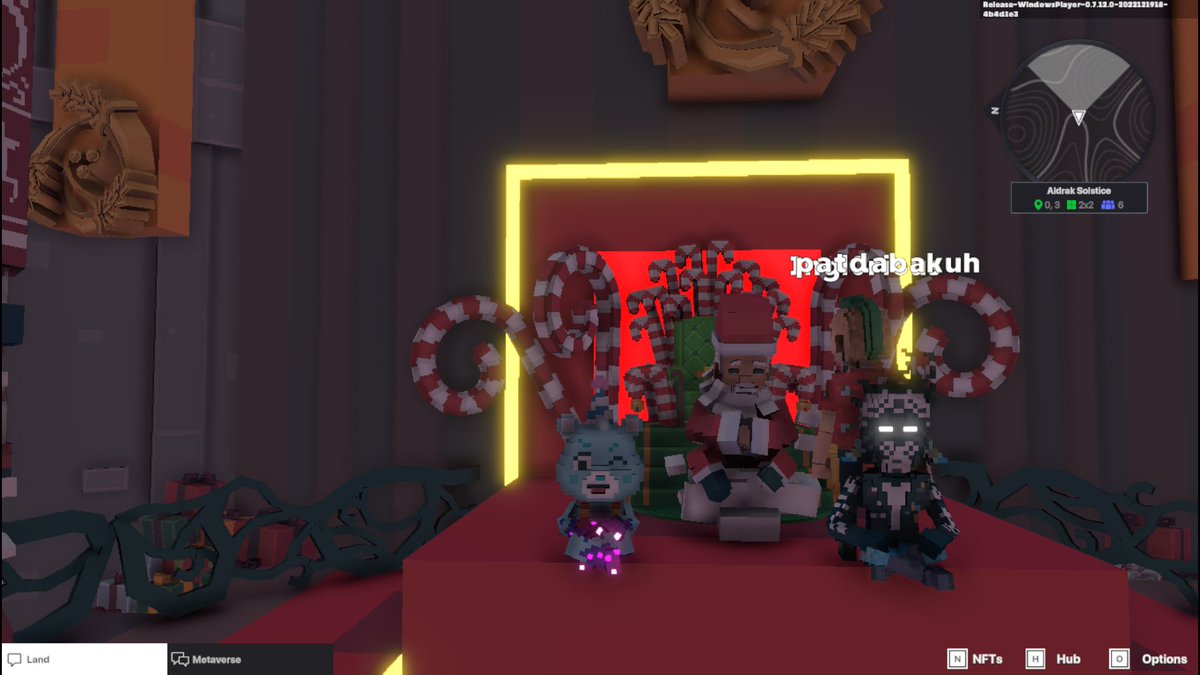 SJedorn's tweet photo. @TheSandboxGame I found a Santa in Aldrak Solstice! 🧑‍🎄🎁 I participated in the #SeasonsGreetingsTSB challenge for a chance to win an NFT! https://t.co/yZBgcjkA2v