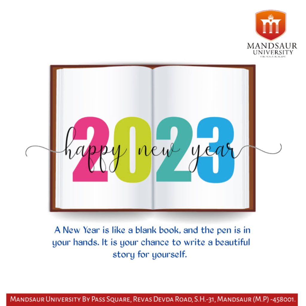 Mandsaur University tweet media