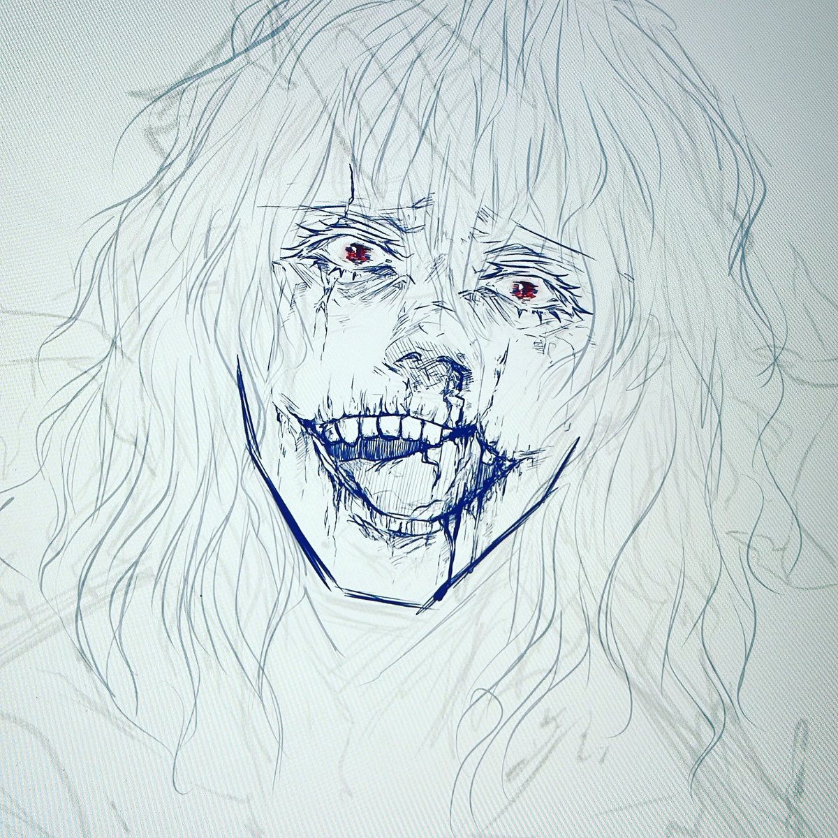 InkmonsterDraws's tweet photo. Happy 2023 back on my Shigaraki bs https://t.co/nXBeYYUVze