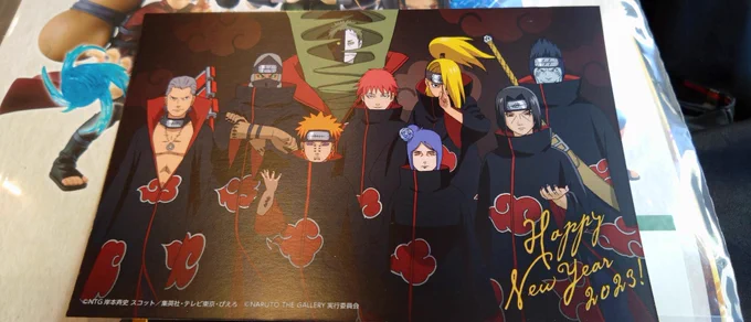 暁のポストカードゲット(๑•̀ㅂ•́)و #NTG  #NARUTOギャラリー行ってきた 
