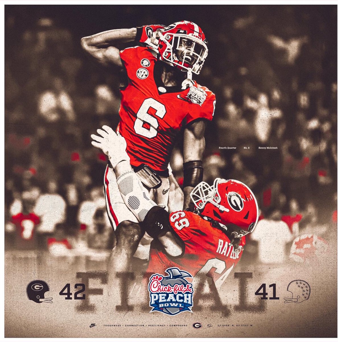 DAWGS WIN! @UGAHairyDawg @GeorgiaFootball @UGAAthletics @CFBPlayoff @CFAPeachBowl @SEC @SECNetwork @MBStadium #HairyDawg #GoDawgs  #GeorgiaBulldogs #DAWGS #Bulldogs #Georgia #SEC #CFBPlayoff  #CFAPeachBowl #Football #CollegeFootball #SicEmDAWGS #JunkyardDawgs #PeachBowl2022