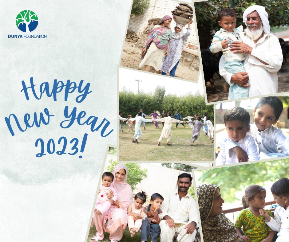 DunyaFoundation's tweet photo. Dunya Foundation wishes everyone a brighter and easier 2023. A year in which we are all safe and practice kindness towards humanity. On this new year, let us pledge to serve communities for the betterment of Pakistan.
#dunyafoundation #communitydevelopment #newyear https://t.co/qvWxmTJ9PH