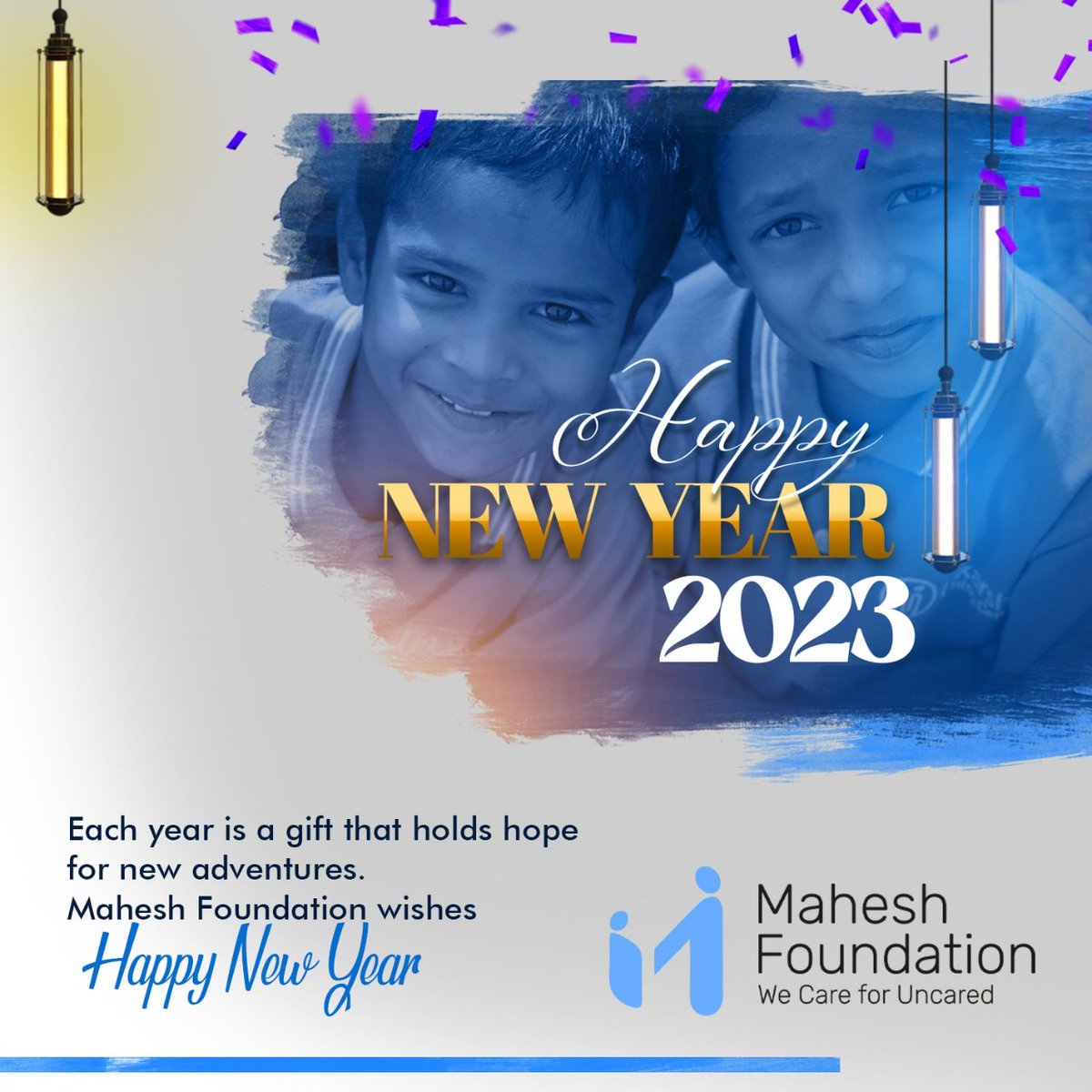 Happy New Year!

#MaheshFoundation #wecareforuncared #HappyNewYear2023 #socialcause #underprivilegedchildren #Belagavi #karnataka #india