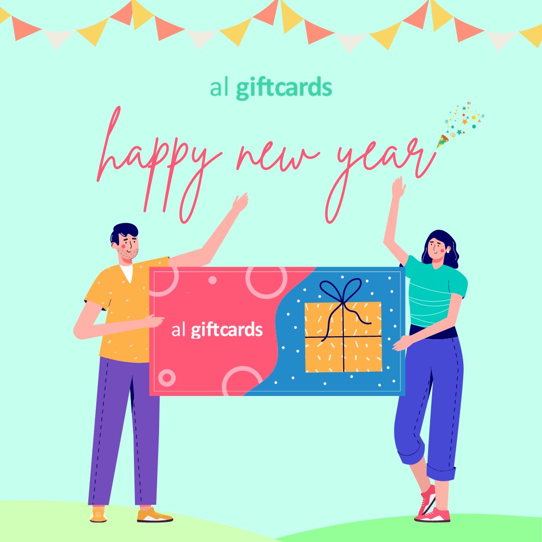 al_giftcards's tweet photo. Wishing you a very happy and prosperous New Year 2023 from @al_giftcards 🎉💥

#newyear #newyear2023 #HappyNewYear  #giftcards #algiftcards https://t.co/ijHfZYULkN