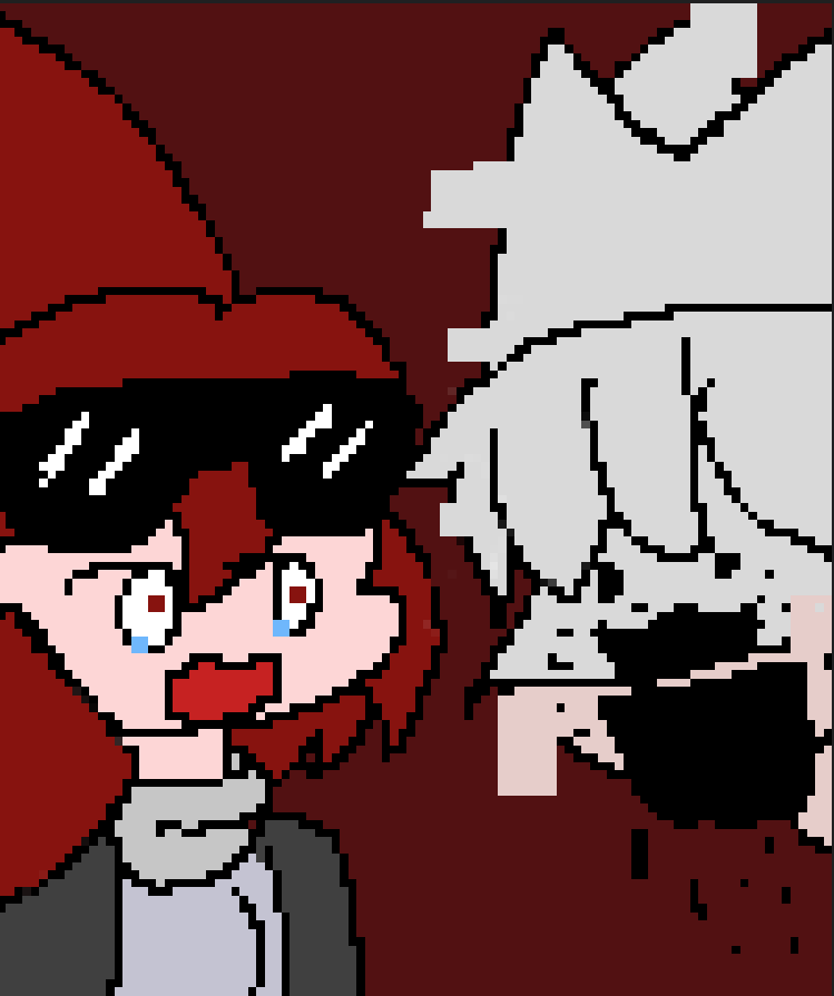 DaTrueNiko's tweet photo. I made pixel art of @TrakeDaGamer
,and @TactieDaSniper but trake is corrupted
#fnftactie #trake #TrakeFanArt #FNF https://t.co/lSunlIoSu2