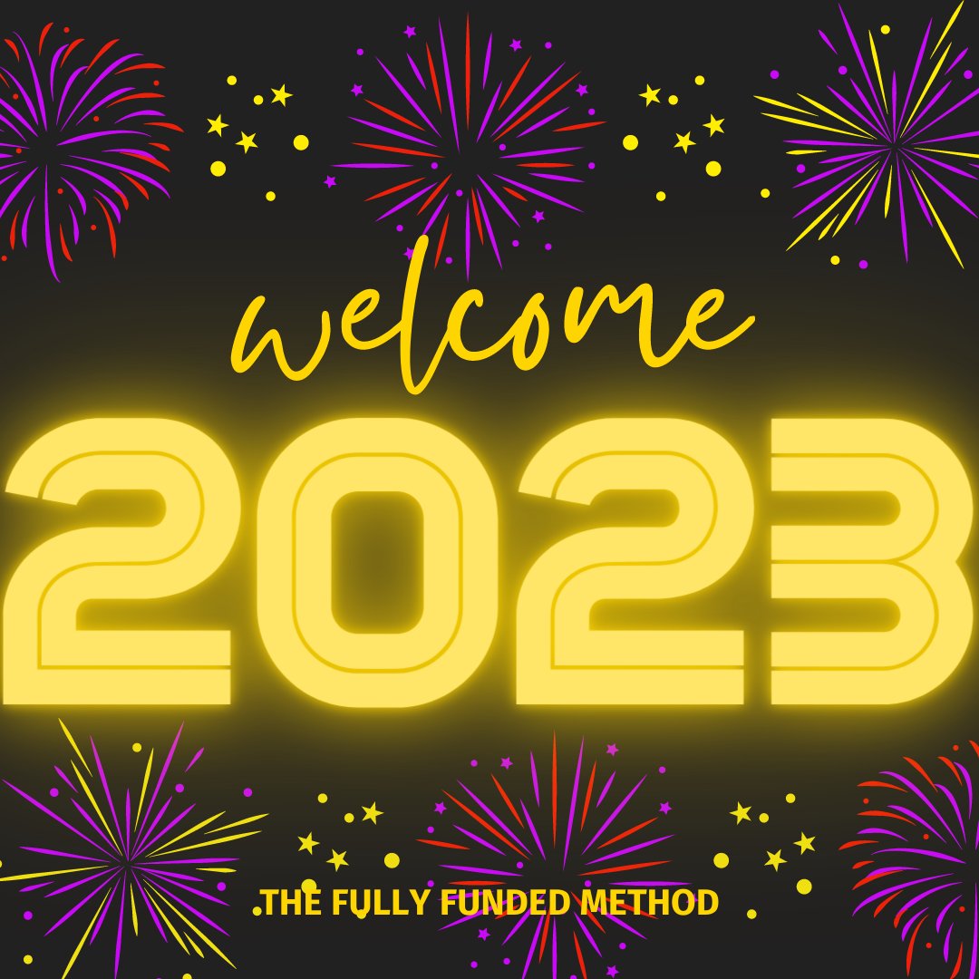 GetFullyFunded's tweet image. A new year means a new beginning. Make this year the best one yet!