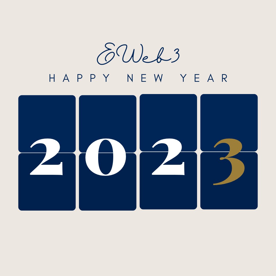 EWeb3_'s tweet photo. Cheers to the New Year! The year 2023 is unquestionably going to be yoursโค๏ธ
#eweb3 https://t.co/M6QpPMznun
