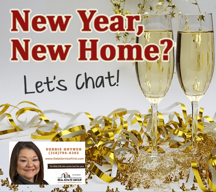 Let's get a jump start on your New Year's Resolution for a New Home.  Call me to discuss your best options.  #newyearsresolutions #servicefirstrealtors #buyabiggerhome #buyaninvestmentproperty #buyasecondhome #louisianarealtor