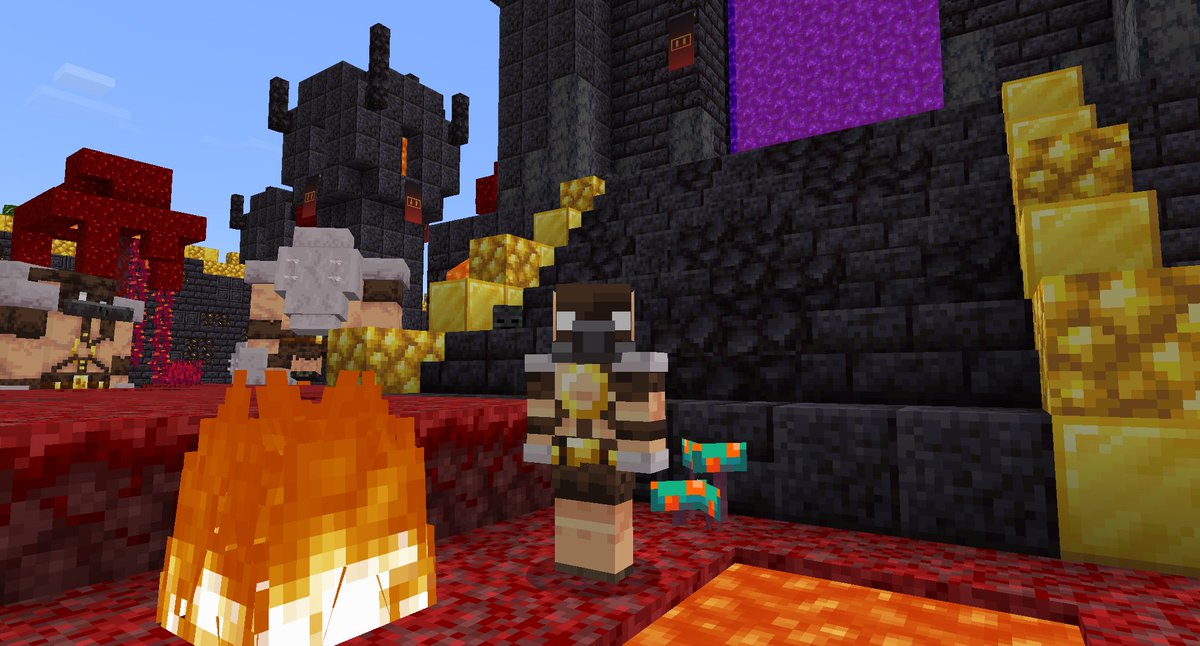 It6_Lucky's tweet photo. Again Beautiful Skins By PixL!
#FlamingPigs #MinecraftLegends https://t.co/U7G2TEmXHu