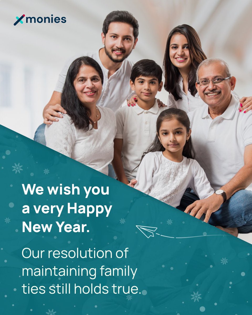 xmonies_hq's tweet photo. Wishing you all a very happy new year.
What's your new year's resolution? Let us know in the comment section.
.
.

#Newyear2023 #Happynewyear #indiansinuk  #digitalindia #crosspayment #xeopar #xmonies #transfermoney #moneytransfer #crossboderpayments #paymentgateway https://t.co/bRkfWPaDoZ