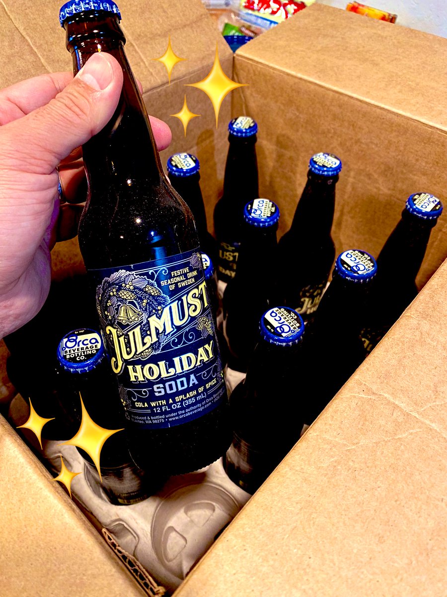 About to celebrate the new year w. Julmust ! 
Thanks Orca Beverage ! 

#holidayseason #holidaytradition #HappyHolidays