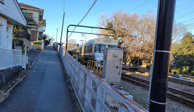 2023年初のウォーキング。どこへ行こうかと井の頭公園をのんびり歩いてたら ここへ来てしまった。妖子の あの坂道です。 