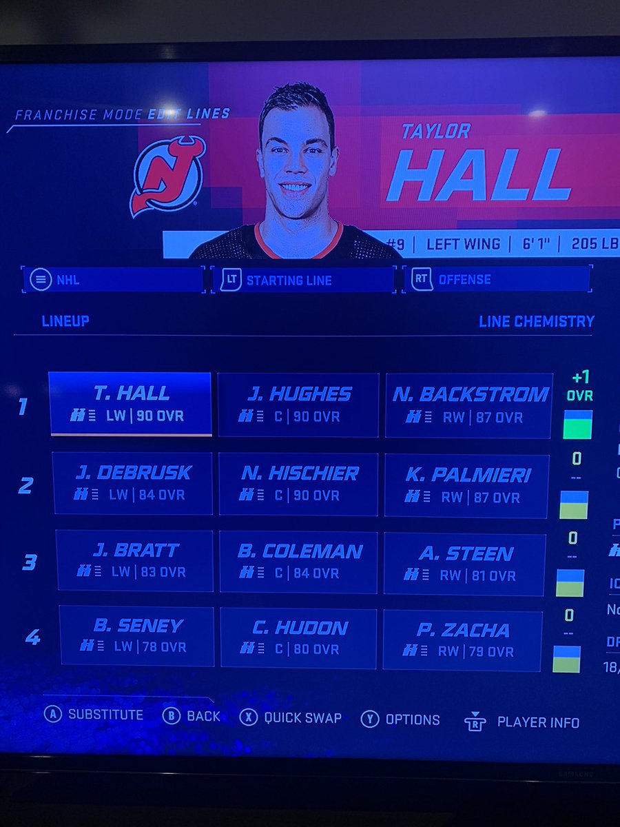 Visiting my mom for the holidays and recovering my NHL20 franchise has been a wild ride