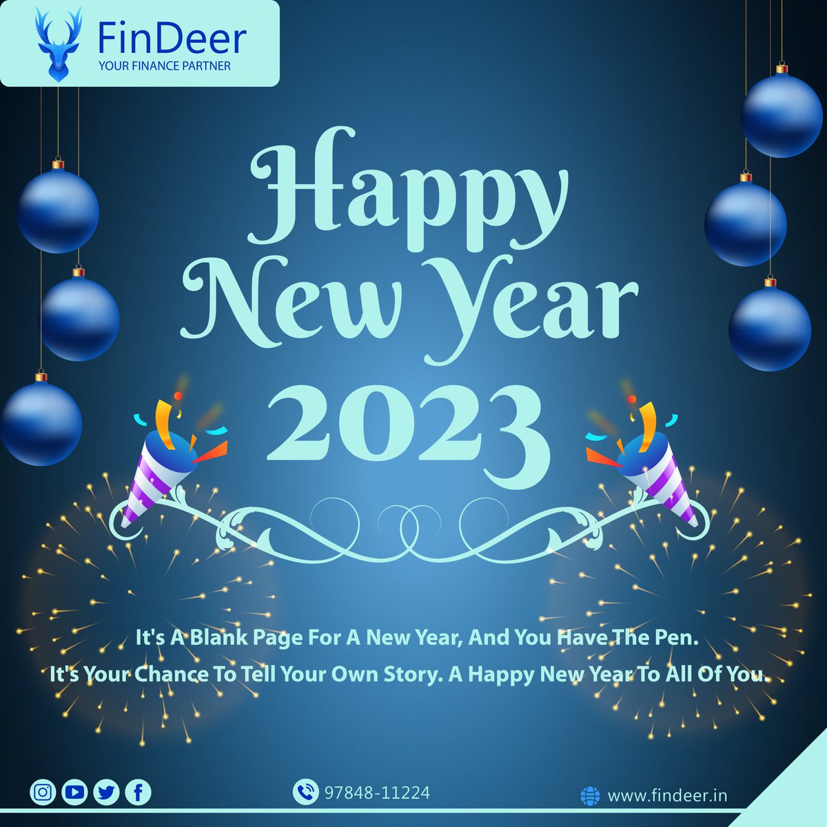 Findeer01's tweet photo. Findeer wishes all of you a happy new year 
Here’s to being appreciative of the past year and excited about the one to come.

#findeer #NewYear #NewYear2023 #Hapynewyear2023 #team #celebration #party https://t.co/TZTQKCtazs