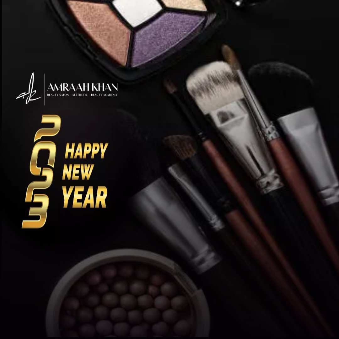 Always dream big and don't forget to make the most of this new year.

Happy New Year 2023

#amraahkhansalonandacademy  #happybewyear2023 #bestwishesforyou