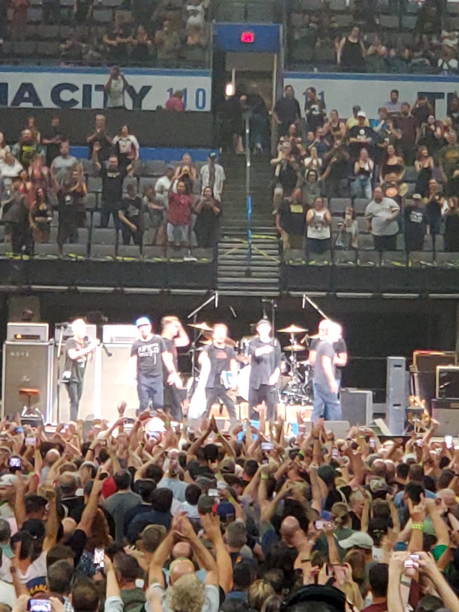 clcokc's tweet photo. @PearlJam Deciding at the last moment to go the concert in OKC by myself. Got seats added that day and met some fun people standing next to me from San Antonio and Tulsa. https://t.co/3qFC4u6fKL