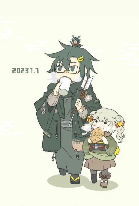 アンケートありがとうございました〜。モッズで初詣。 