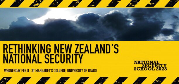 As we face new security threats, are our processes and institutions up to the task? International as well as national experts including Victoria Walker ISSAT Geneva, Joe Burton Nottingham, William Hoverd Massey. Join us Feb 8, University of Otago. Details otago.ac.nz/foreign-policy…