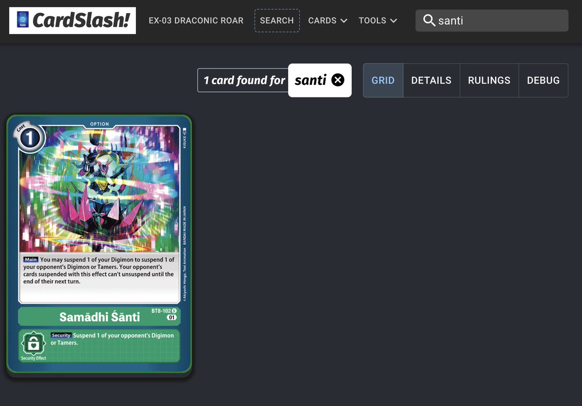 Card Slash! Digimon TCG DB tweet media