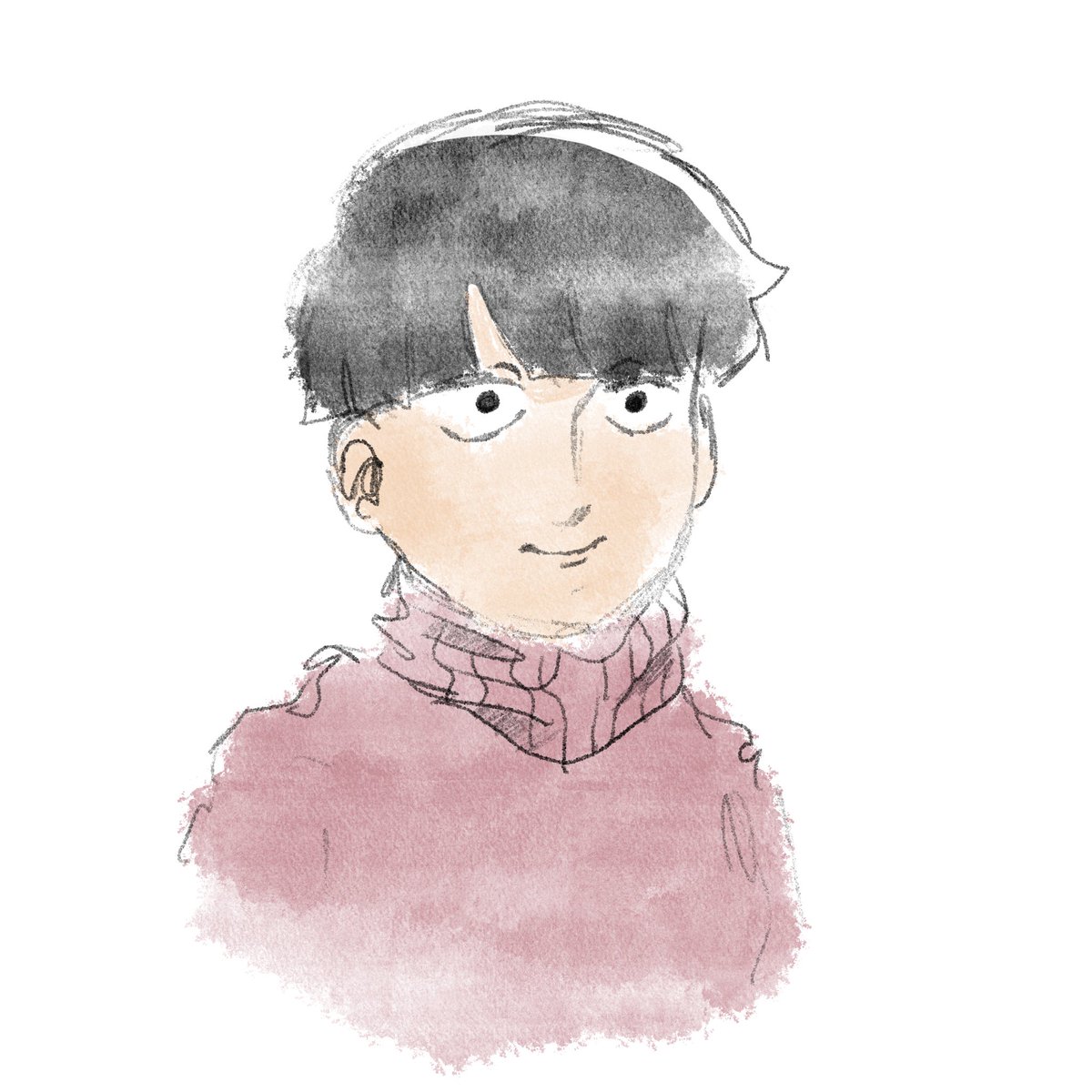 LunaSparkle8's tweet photo. #mobpsycho100 first drawing of the year have this mop redraw! https://t.co/Emf58vI6Db