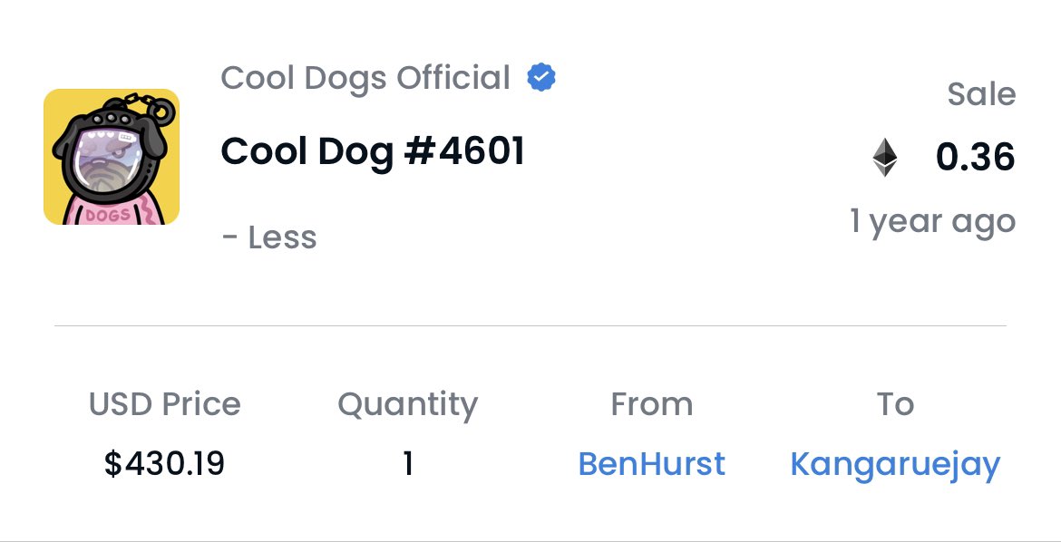 rob_jur22's tweet photo. Time flys 🥲 #cooldogsnft #NFTCommunity https://t.co/cxJLcdS7kJ