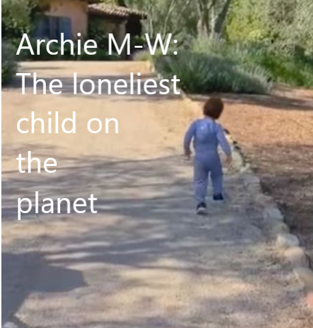 JR42845598's tweet photo. Has anyone ever seen Archie playing with another child? https://t.co/MuX87dZxeZ