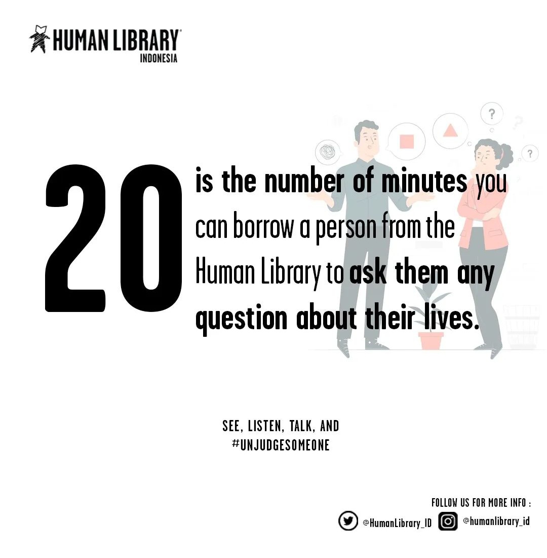 equals_id's tweet image. #Unjudgesomeone
Teman2 yang kebetulan hidup dengan HIV dan ingin belajar/diskusi langsung dapat hadir diacara ini, selain juga dapat belajar mendalam mengenai buku-buku lain yang akan menyajikan perspektif dari sudut berbeda karena mengalami langsung