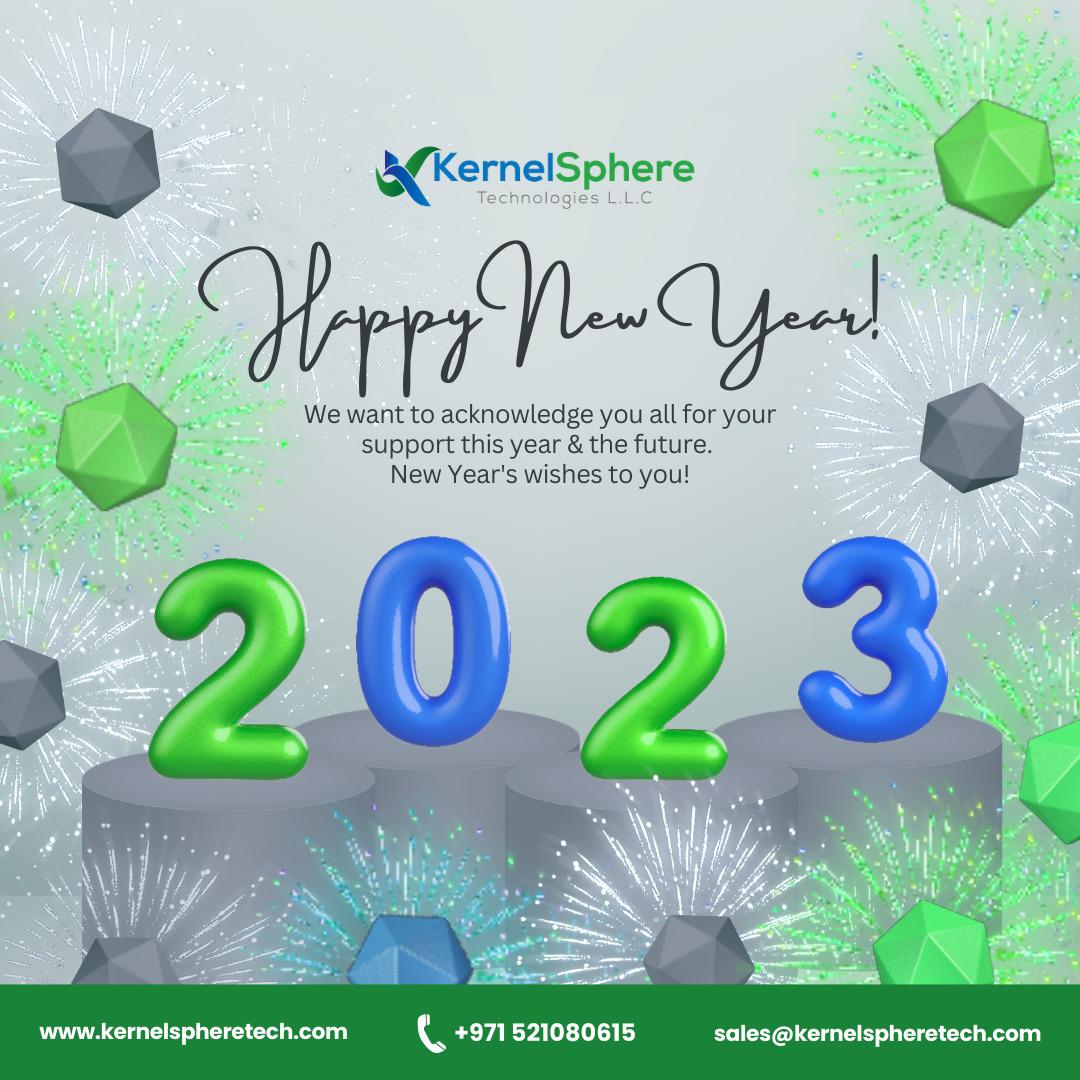 kernelsphere1's tweet image. As the new year begins, we look back on what we’ve accomplished, and are grateful for all the success that brought us here.

#KernelSpheretech **whispers** A happy new year to all 🥂 🙂

#VisitDubai #HappyNewYears  #NewYear2023 #Resolutions #Goals #NewYear  #Love