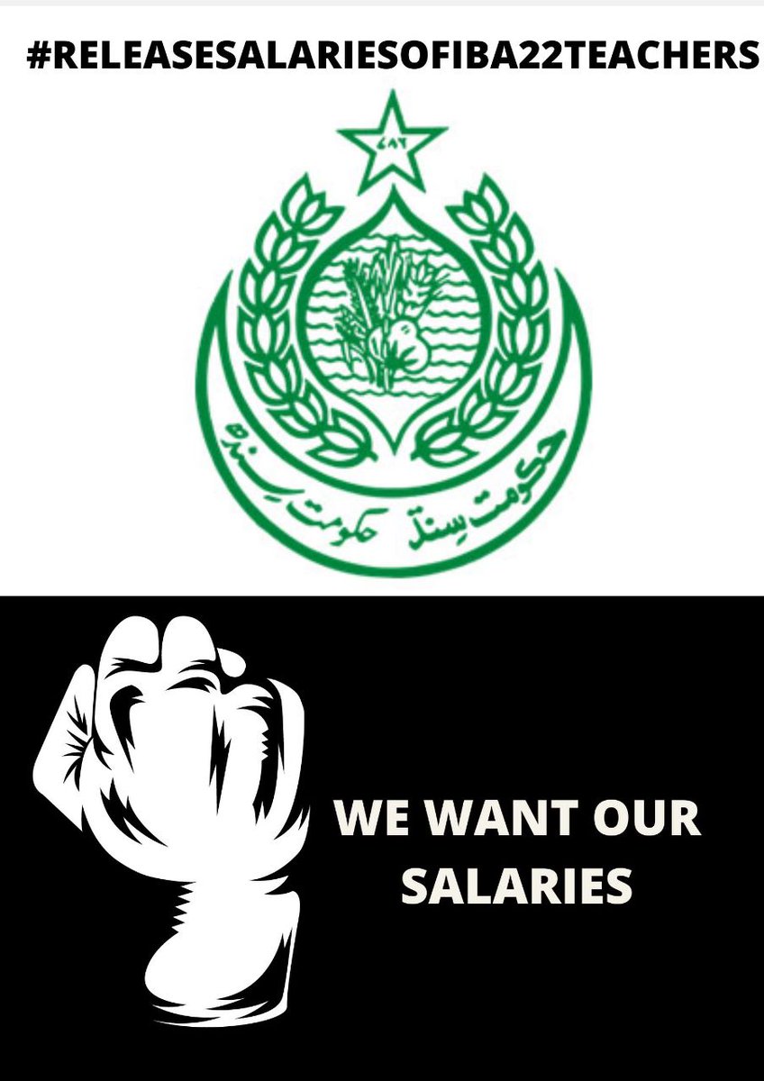 MemonWajid1's tweet photo. We want our Salaries on immediate basis.
#ReleaseSalariesOfIBA22Teachers https://t.co/5ZXnrsZT7i
