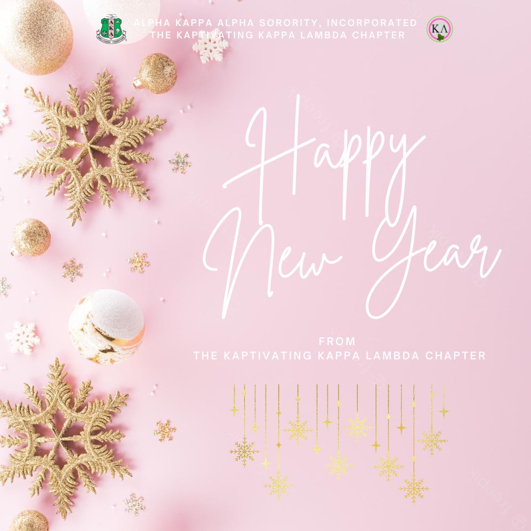 Happy New Year from the Kaptivating Kappa Lambda Chapter!✨