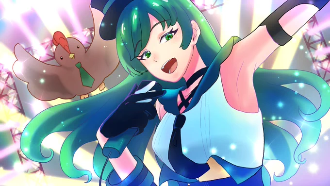 今年はじめの#RTしたVtuberさんを描く#RTしたVtuber描くです!抽選で1名様!ツリーに立ち絵を下げてくれると助かります!1月2日11時締め切り!よろしくお願いします! 