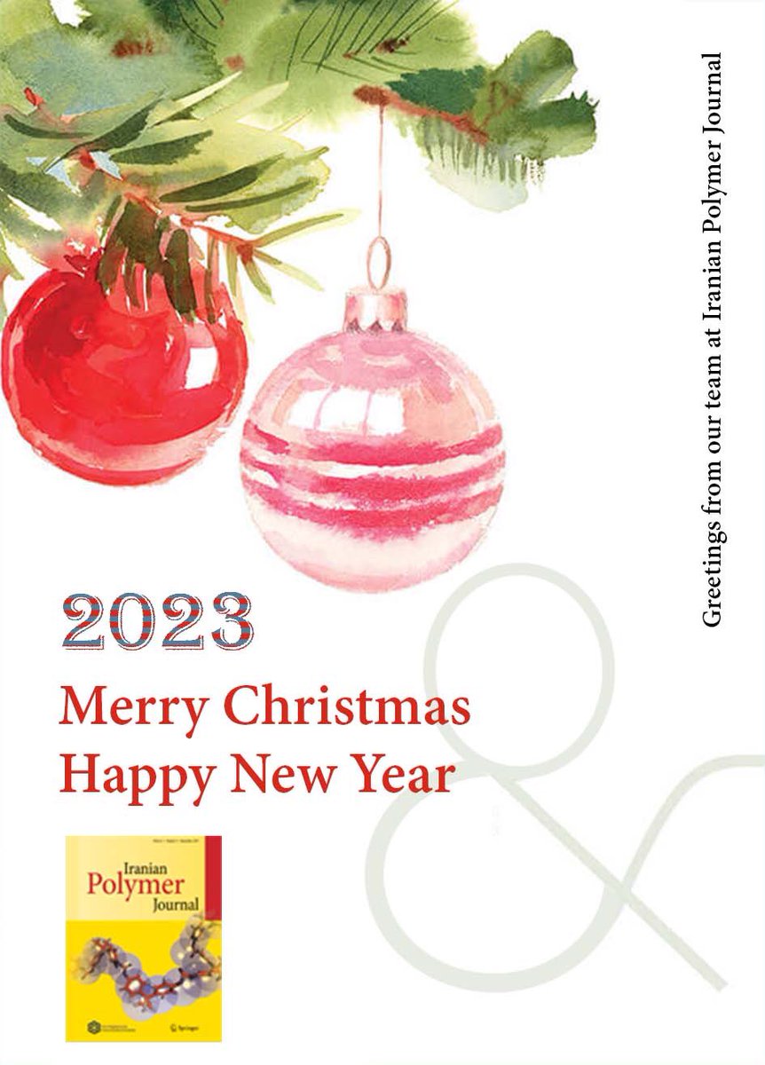 Happy New Year from Iranian Polymer Journal link.springer.com/journal/13726