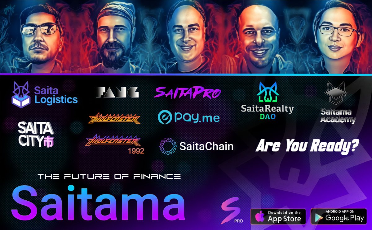 2023 #SAITAMA #SAITAPRO #SAITAREALTY 
🚀🚀🚀🚀🚀🚀🚀🚀🚀🚀
#DEX
Wallet
2 chains #BNB  #ETH
Fiat to Crypto
NFT platform
Education Platform

Coming
#SaitaCard (#Crypto2Fiat)
Staking Platform
SaitaLogistics
Gaming
Blockchain
Government Contract Country CBDC, Payment System