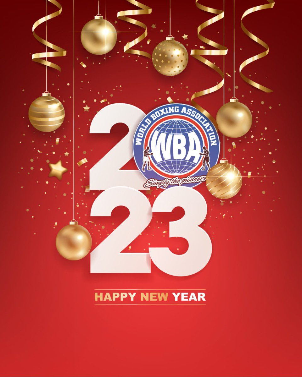 WBABoxing's tweet photo. Happy New Year 🎊🥊

#Boxing #Boxeo #WBA #WBABoxing https://t.co/i2vVEFmTAj