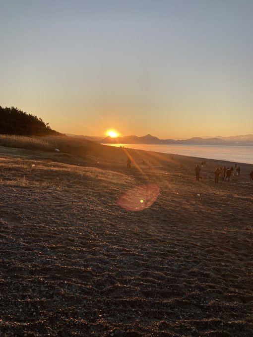初日の出めちゃ綺麗に見えて嬉しかった〜!
あと美味しいもんたち 