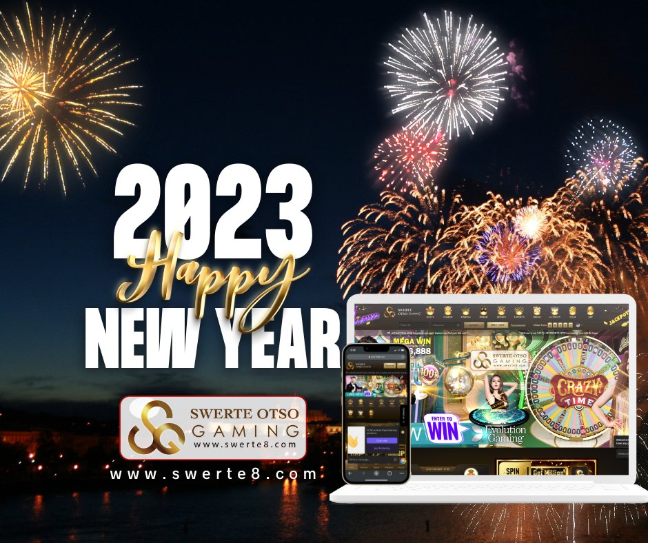 SwerteOtso's tweet photo. Let's celebrate the date on which we change the world. Cheers to a new year and another chance for us to get it right. ”HAPPY NEW YEAR KA SWERTE AGENTS &amp; GAMERS. 🥳Let's Manifest this upcoming year will be our greatest Year. Keep Hustling Guys. Were All Gonna Make It. #swerte8 https://t.co/MqvpV0RNoT