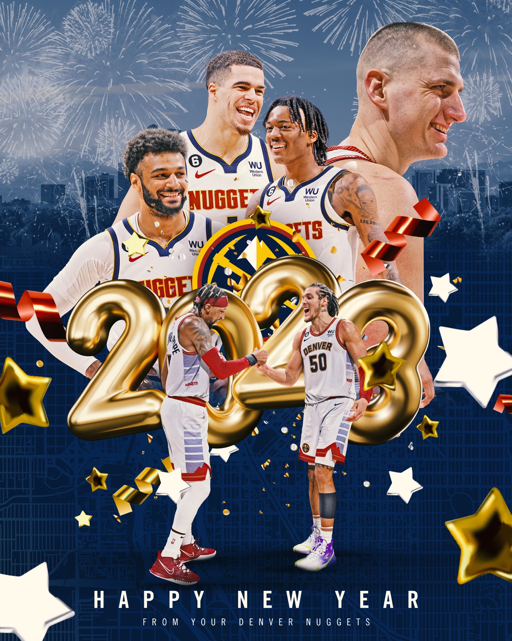 Denver Nuggets 2023 NBA Champions Official Commemorative Poster - Costacos  Sports