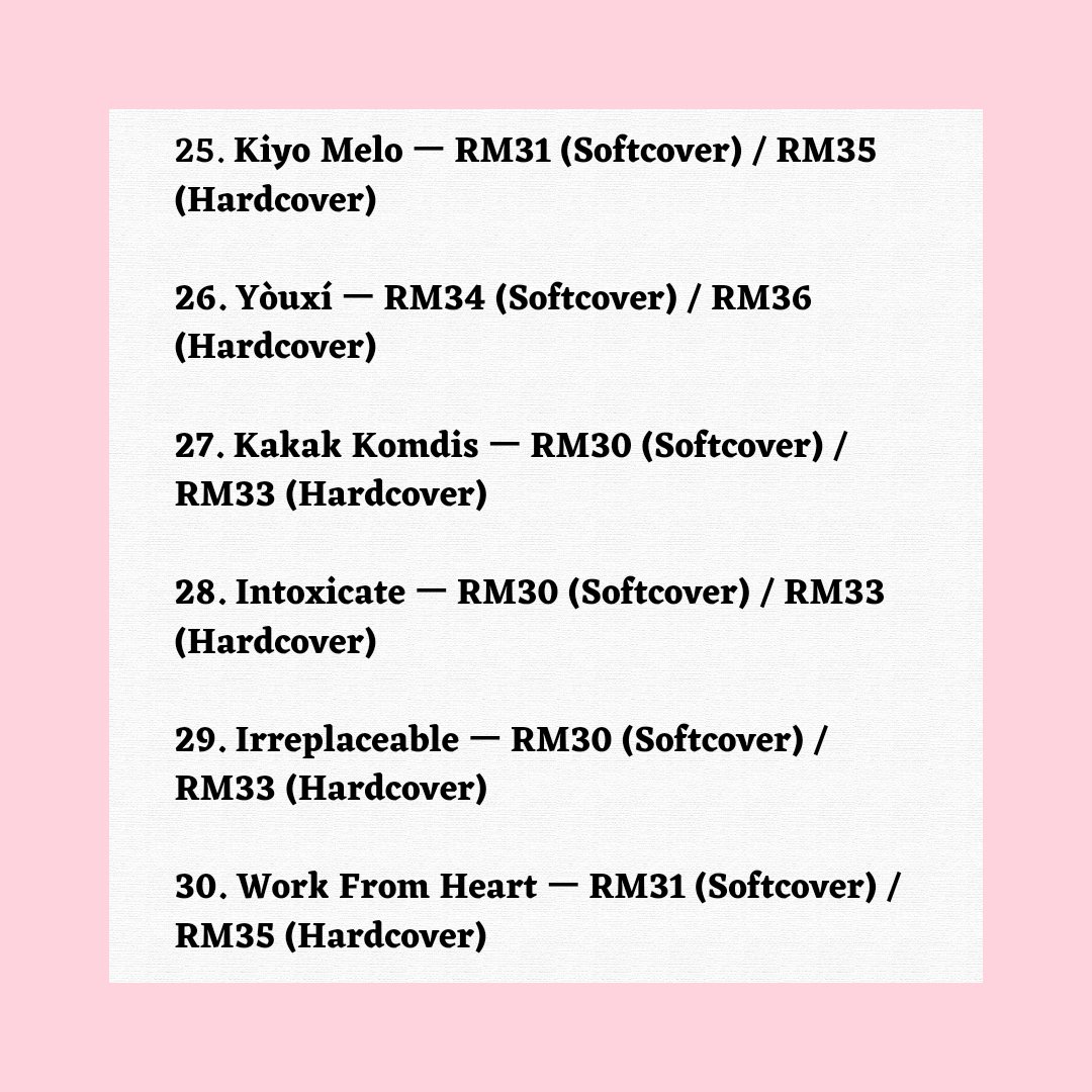 📌 Kiyo Melo by <a href="/fantacesy/">ann</a> 
📌 Youxi by <a href="/slythreein/">MAYA 🍣 / jarang on</a> 
📌 Kakak Komdis by <a href="/feyrecia/">fey</a> 
📌 Intoxicate by @1998skies 
📌 Irreplaceable by <a href="/GREAT99M/">N</a> 
📌 Work from Heart by <a href="/O1DEER/">azurare</a>