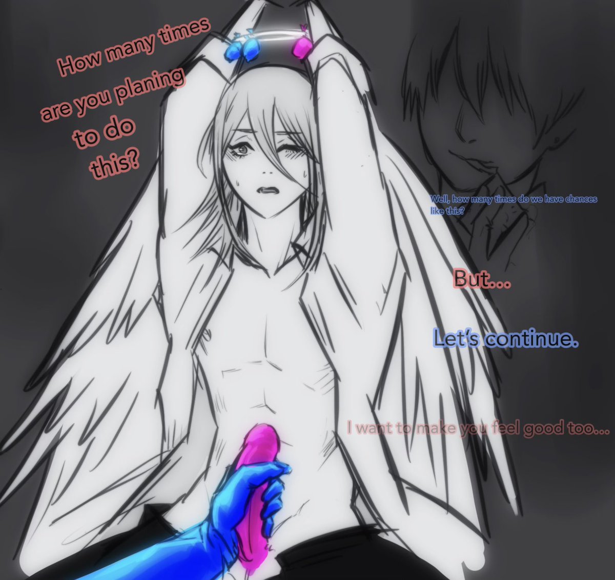bly_seth's tweet photo. A short and messy #akiangelnsfw #akiangel https://t.co/qIOJ1AxTmx