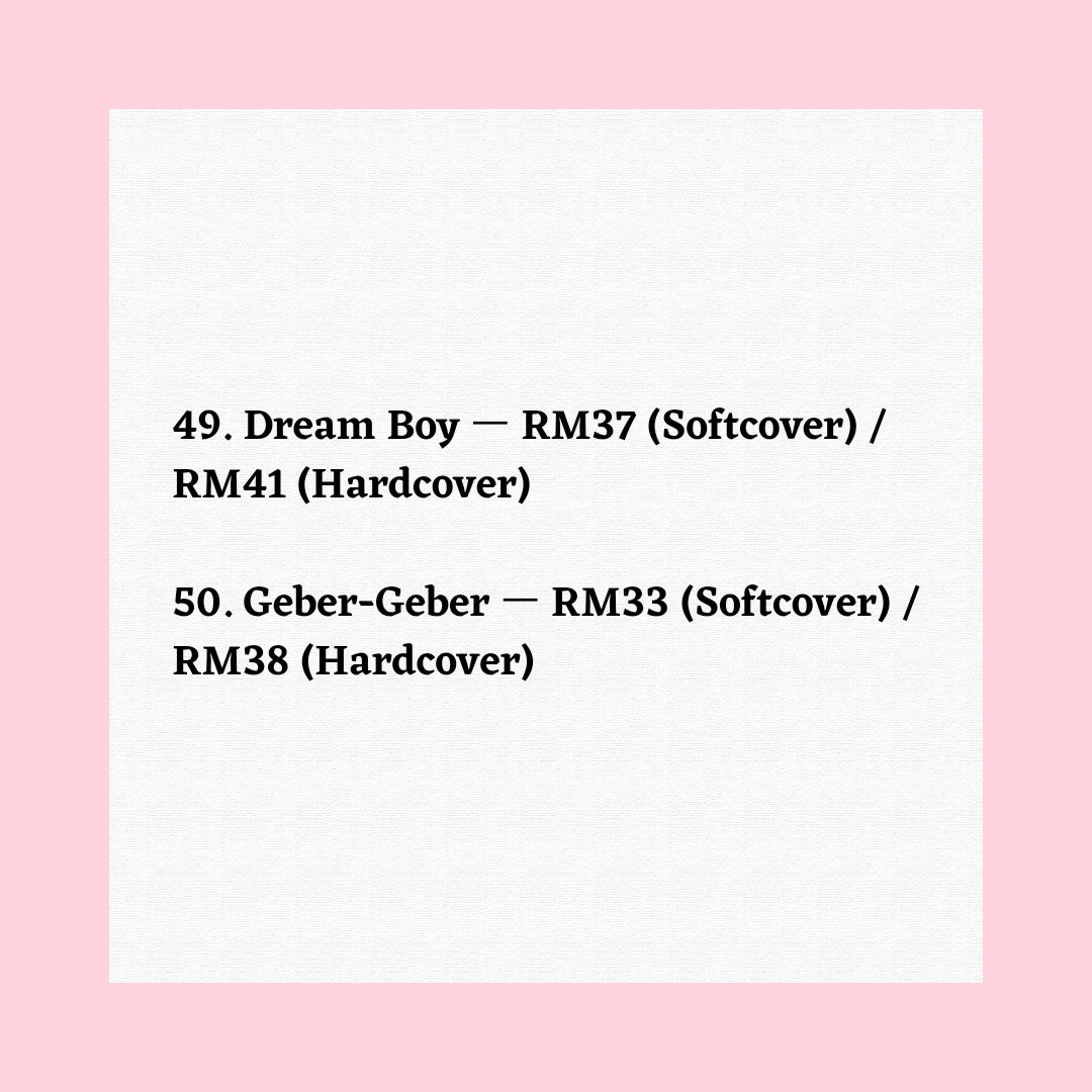 📌 Dream Boy by @awengq 
📌 Geber-Geber by @heyIushcious