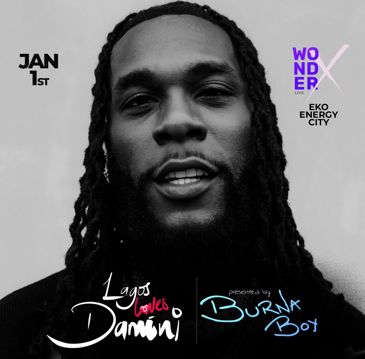 BurnaBoyMedia's tweet photo. 🎟️ Giving out some tickets to Outsiders for the Burna Boy #LagosLovesDamini concert scheduled today — must be following, have post notifications turned on and will only select randomly.

Use #LagosLovesDamini in all your replies/quotes, watching closely! 👀 https://t.co/eCV8t6tG01