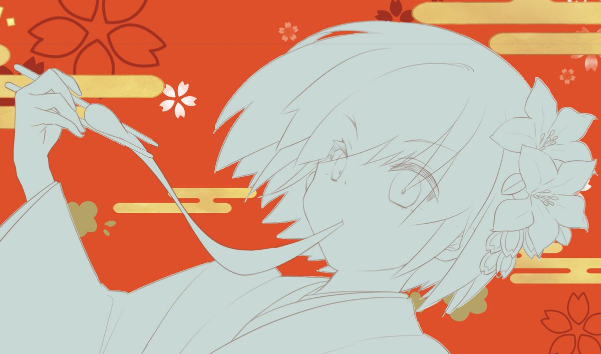「もちーんwip 少なくとも三が日には描き終えたいっす…… 」|ぐーやん🎀skebご依頼募集中！のイラスト