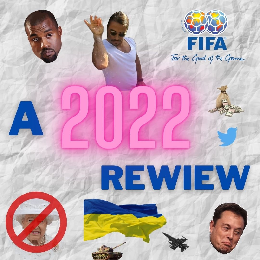 lordsoflobang's tweet photo. We look back at 2022: Russia VS Ukraine to Elon buying Twitter to the death of the Queen to Harry &amp; Megan Markle to the GST hike to 8%, the World Cup and Salt Bae making an uninvited appearance. 

https://t.co/c0zk0ZrvxX https://t.co/MYcXwIBqAY
