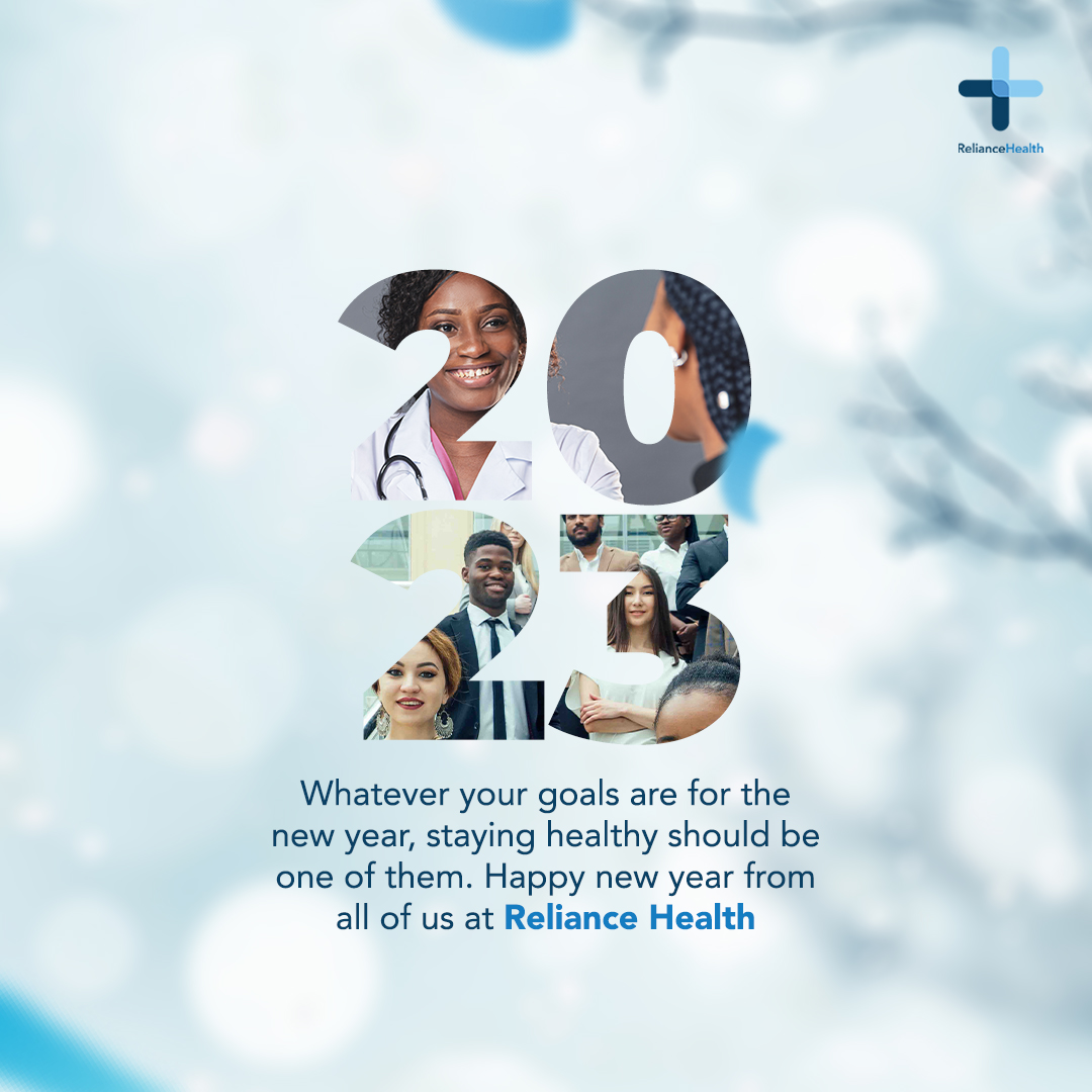 RelianceH_ng's tweet photo. Whatever your New Year's resolutions are, we're here to help you stay healthy while working towards them. Happy New Year from all of us at Reliance Health!
#RelianceHealth #HealthInsurance #HealthTech #HappyNewYear https://t.co/0yCYiDBW19