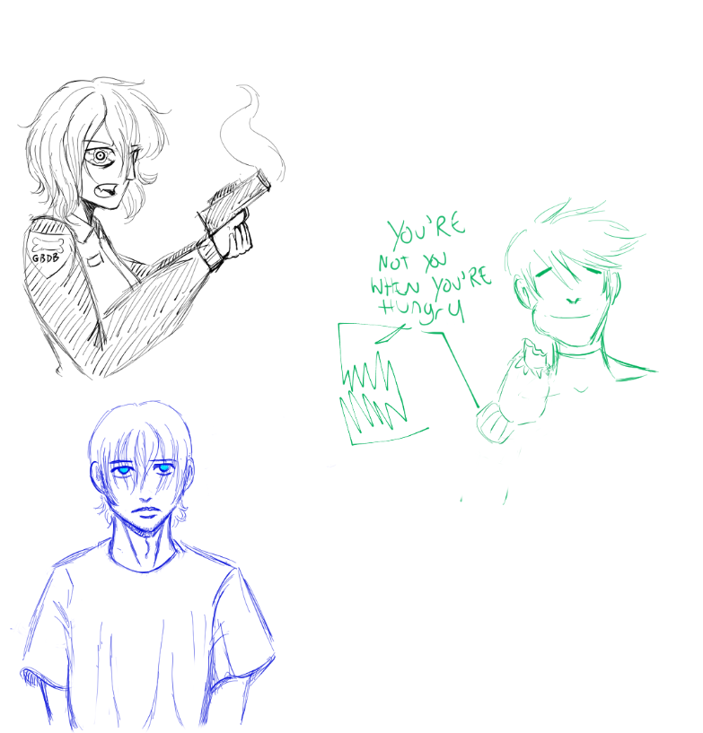 QmSiren's tweet photo. Ringing in the new year with some doodles--hope you all had a good one! https://t.co/A6UCRbQBul