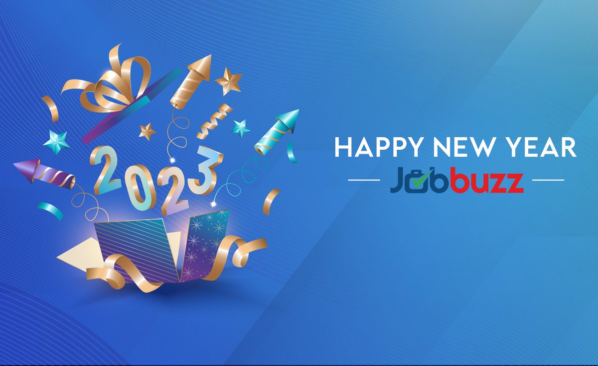 JobBuzzUpdates's tweet photo. May the New Year 2023 bring you more happiness, success, love, and blessings! Wishing that you have a truly remarkable and blissful year ahead! 

#JobBuzz #HappyNewYear #Happy2023 https://t.co/vYLqXSDHm6